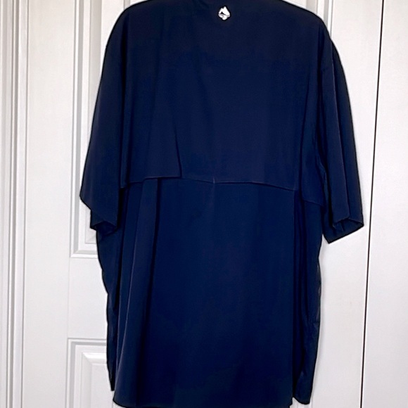 Men’s navy blue fishing shirt 3X - Picture 6 of 8